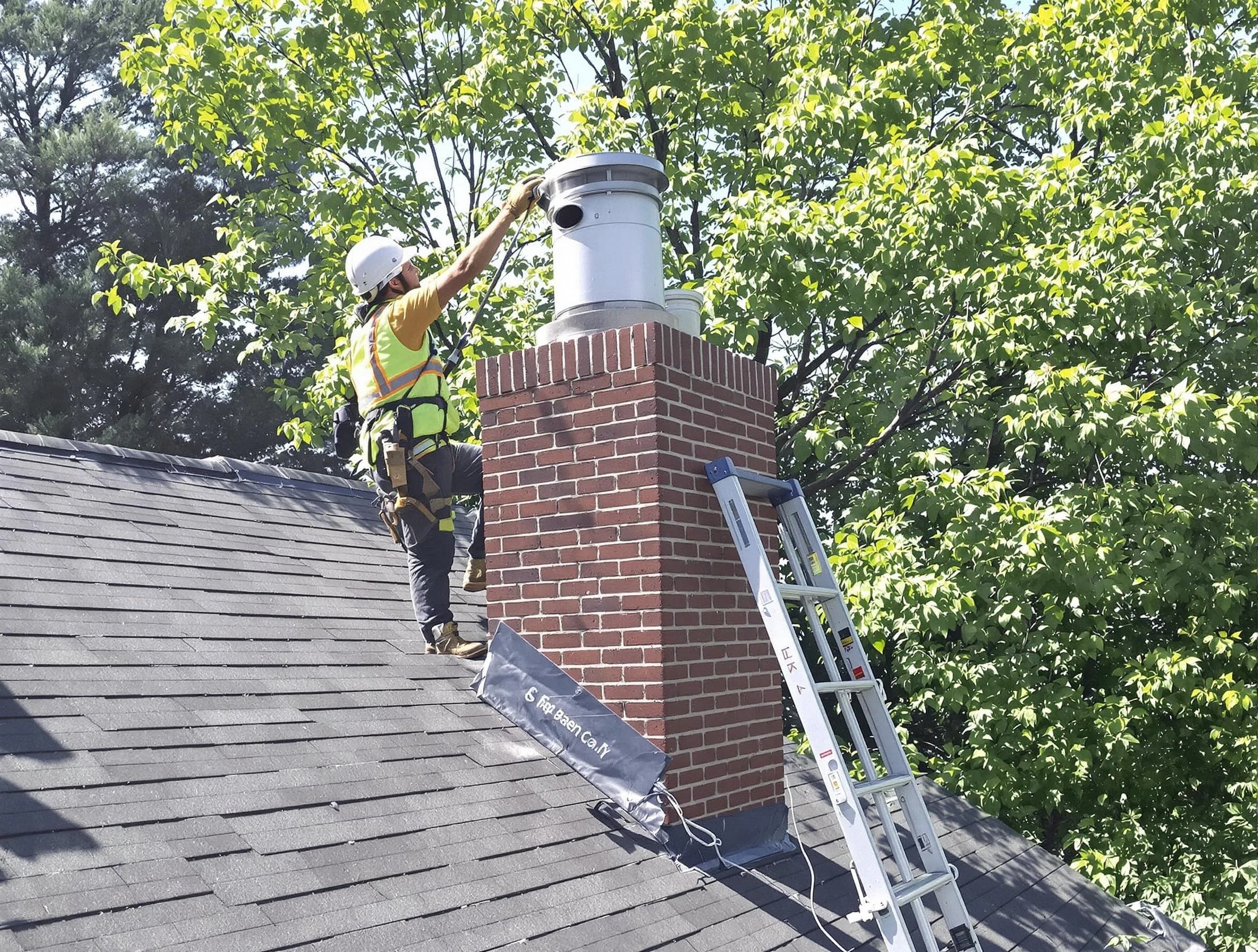 Chimney liner inspection by Union City Chimney Sweep in Union City, GA