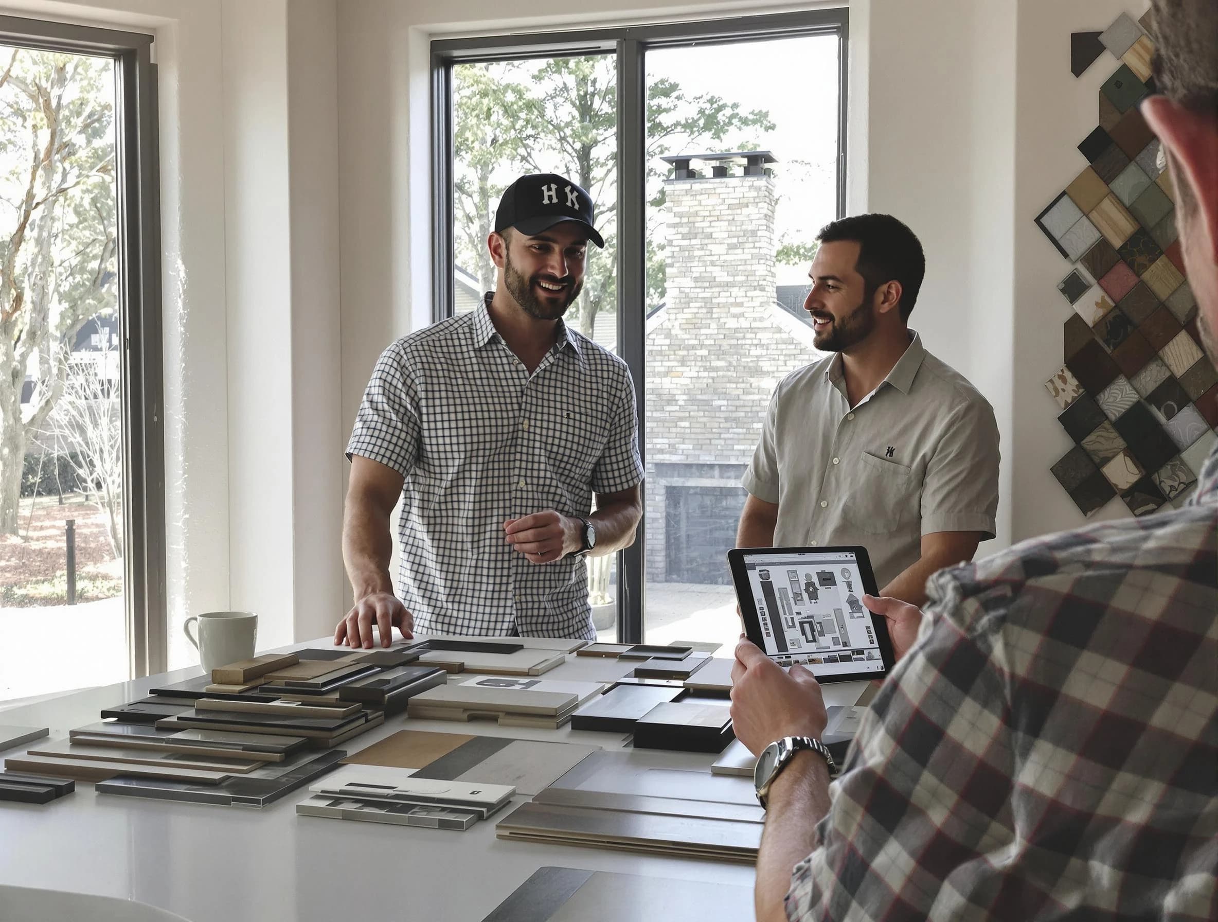 Union City Chimney Sweep remodeling a chimney and fireplace in Union City, GA