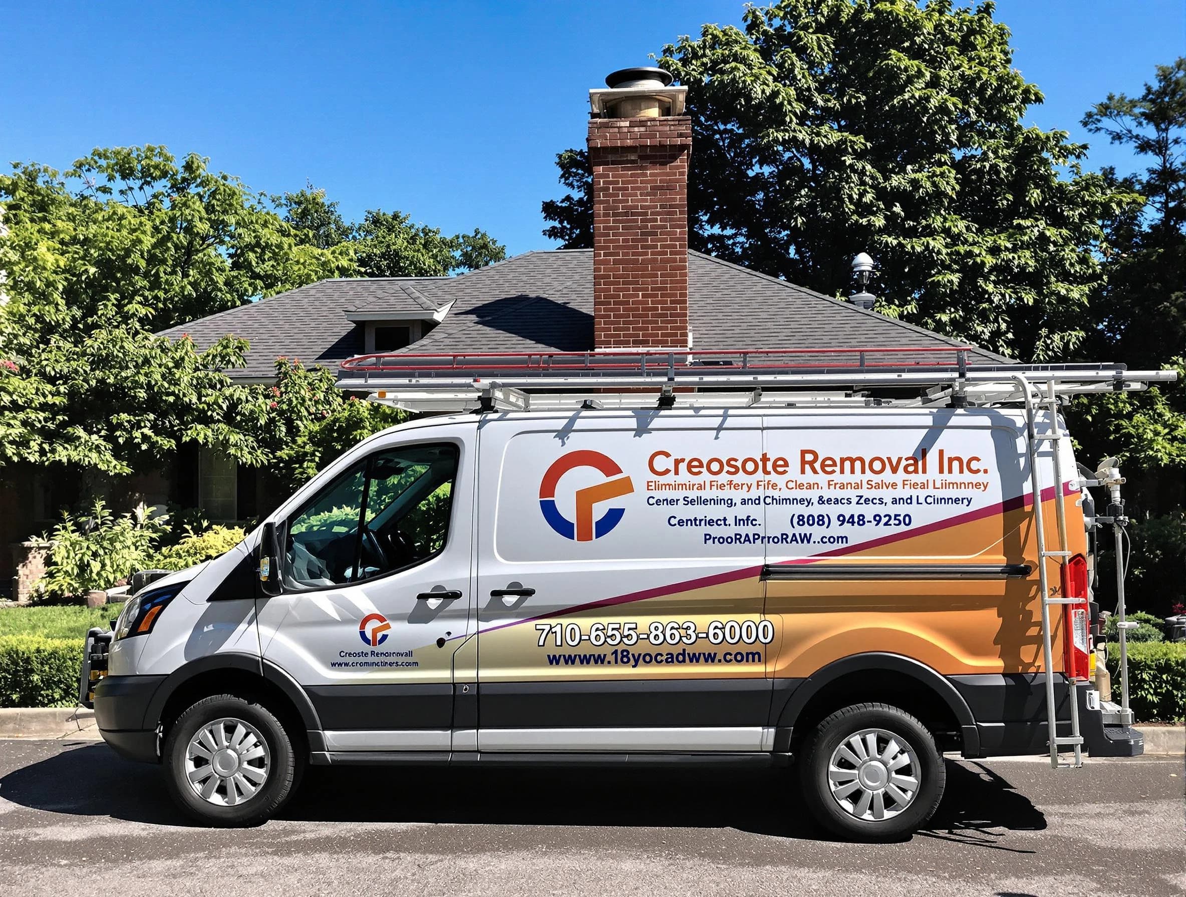 Union City Chimney Sweep technician removing creosote safely in Union City, GA