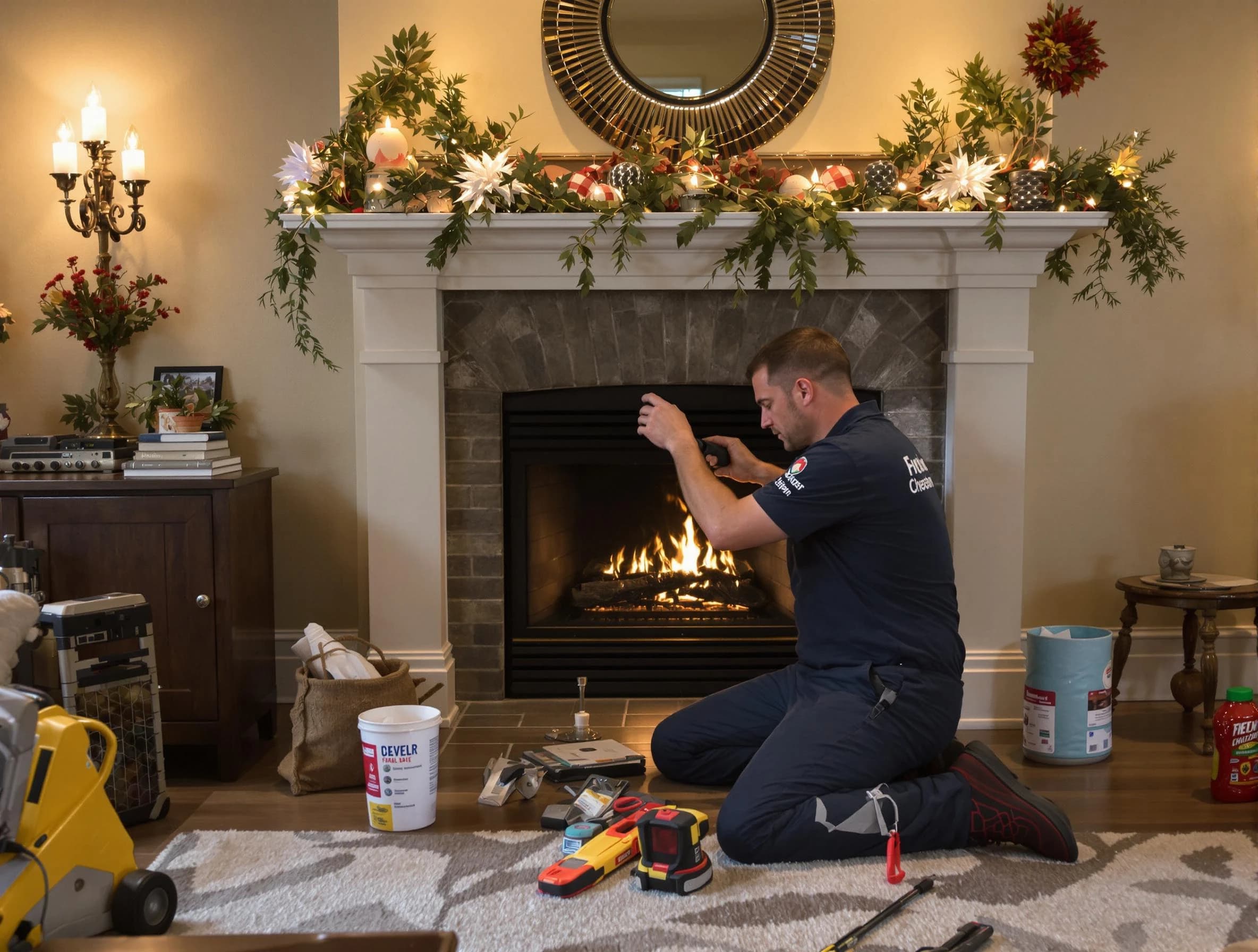 Union City Chimney Sweep offering fireplace maintenance services in Union City, GA