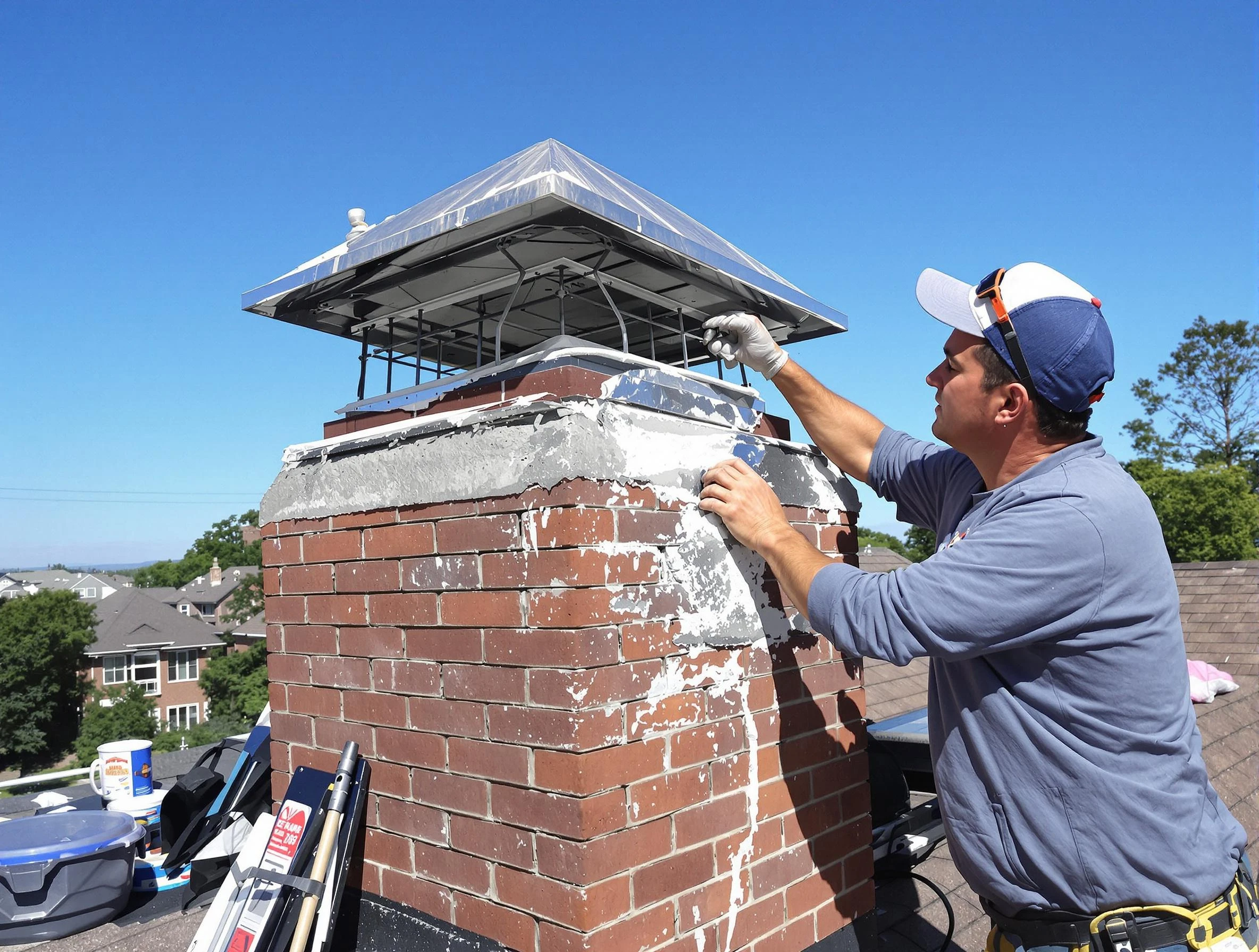 Chimney Crown Services service in Union City, GA